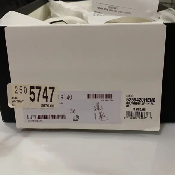 Gucci white Women’s shoe